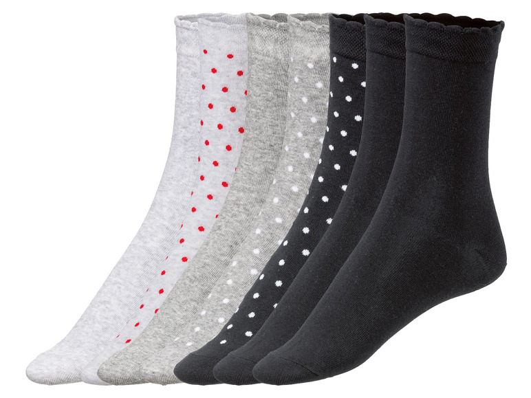 Gehe zu Vollbildansicht: esmara Damen Socken, 7 Paar, mit Pikeebund - Bild 2
