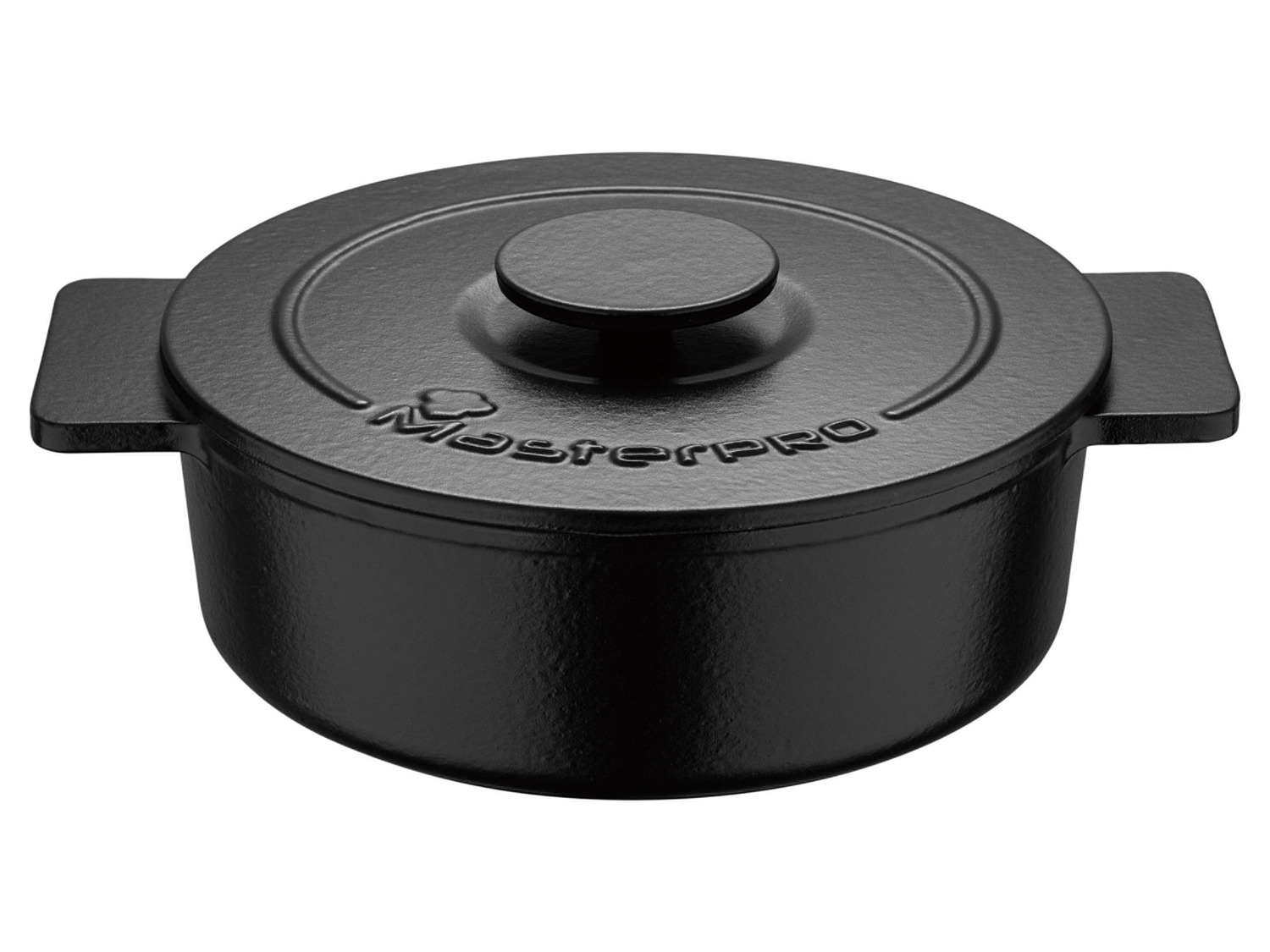 Masterpro Gusseisenschmortopf Eternal, Ø 26cm (Schwarz)““ | 06942423908706