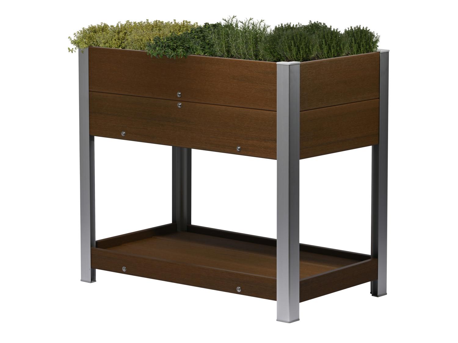 dobar Square Planter Brown 91 x 50 x 81 cm 4