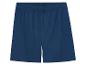 Dunkelblaue Jersey-Shorts.