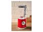 Roter SILVERCREST Standmixer im Retro-Design mit 1,75-l-Krug auf einer Arbeitsplatte
