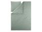 Hellgrünes Bettwäsche-Set mit Kissenbezug und Bettbezug