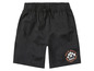 Schwarze Shorts mit Palmen-Print