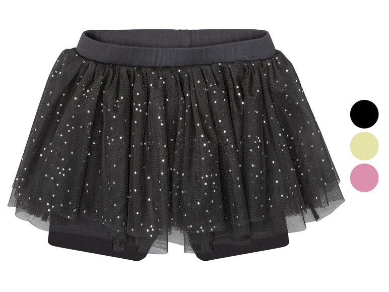 Gehe zu Vollbildansicht: lupilu® Kleinkinder Mädchen Tüllrock mit Radlerleggings - Bild 1