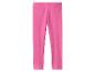 Leuchtend pinke Kinderleggings mit elastischem Bund.