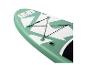 Nahaufnahme des Bugs des aufblasbaren Stand Up Paddle Boards HOME DELUXE Moana in Mintgrün.
