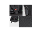 Details des BABYGO Kindersitzes Lumo mit 5-Punkt-Gurt und Seitenaufprallschutz.