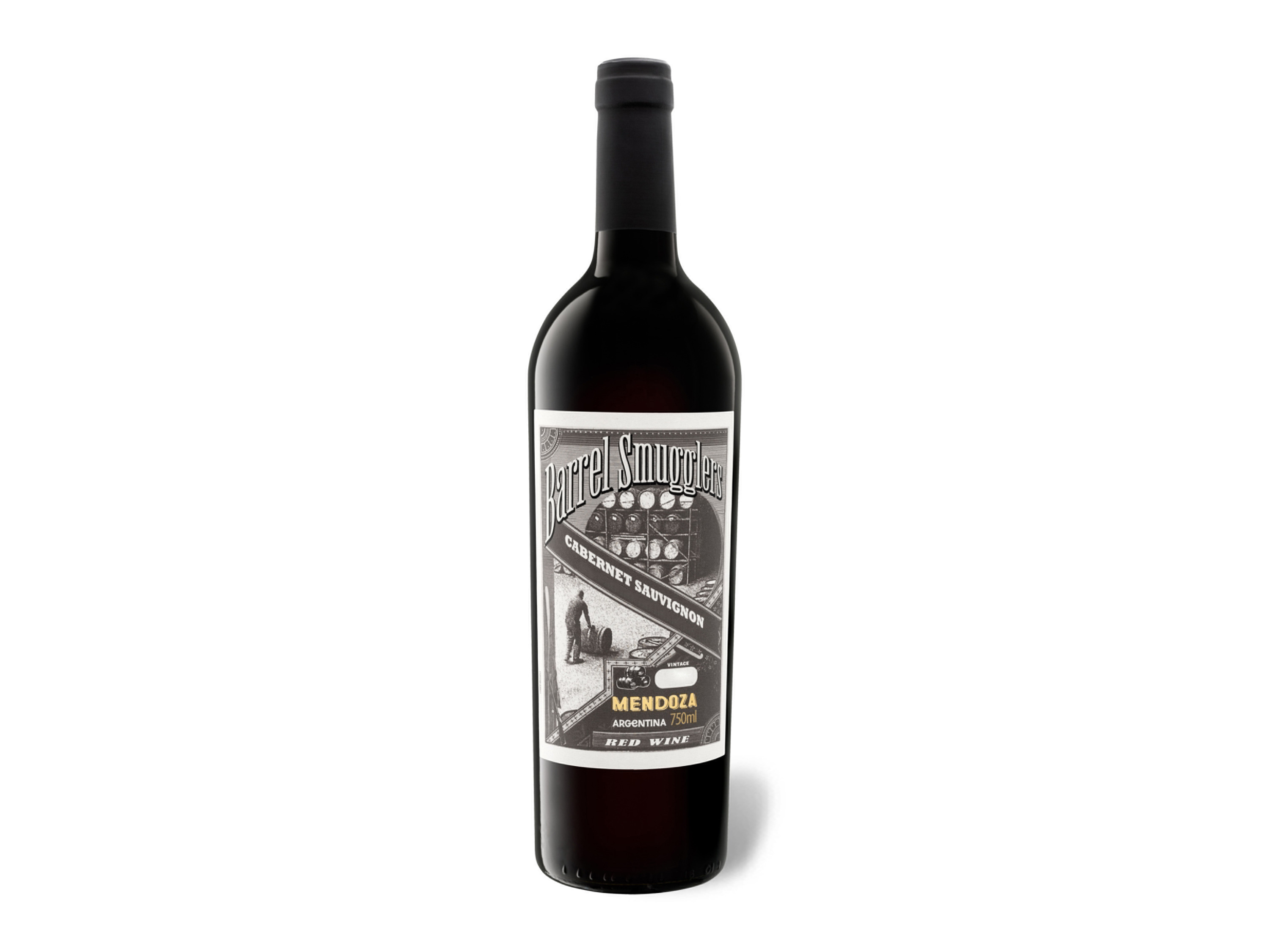 Lidl Wein-Angebot - Barrel Smugglers Cabernet Sauvignon Mendoza trocken, Rotwein 2021