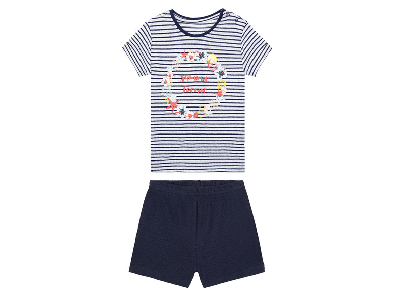 Gehe zu Vollbildansicht: lupilu® Kleinkinder Mädchen Pyjama, reine Baumwolle - Bild 4