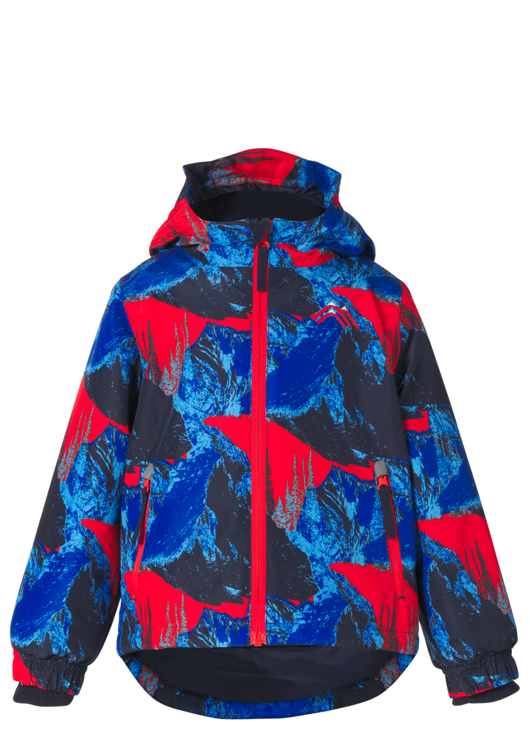 LUPILU® Kleinkinder Schneejacke (Gemustert/rot/blau/navy, 86/92) – Bild 3 von 4