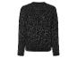 Ein schwarzer Pullover mit Glitzer.