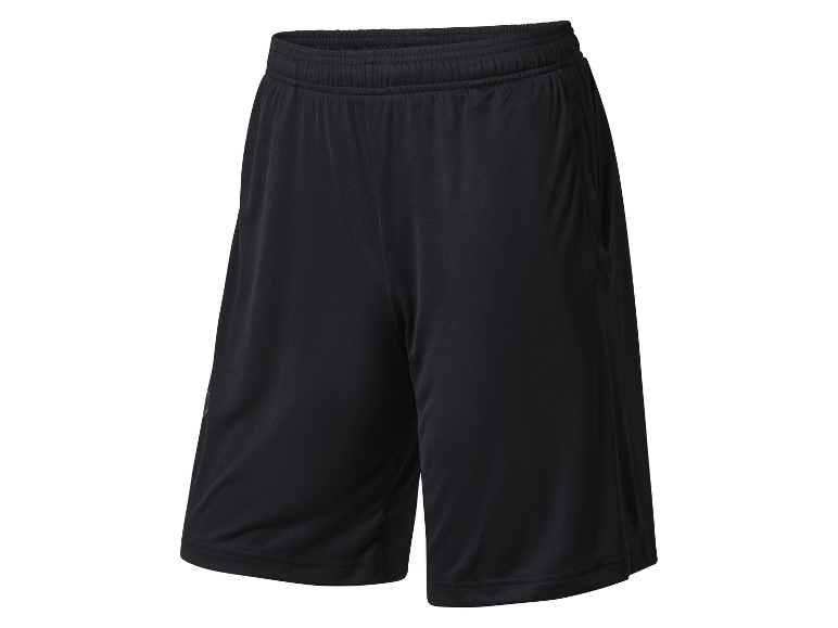 Schwarze Sport Shorts.