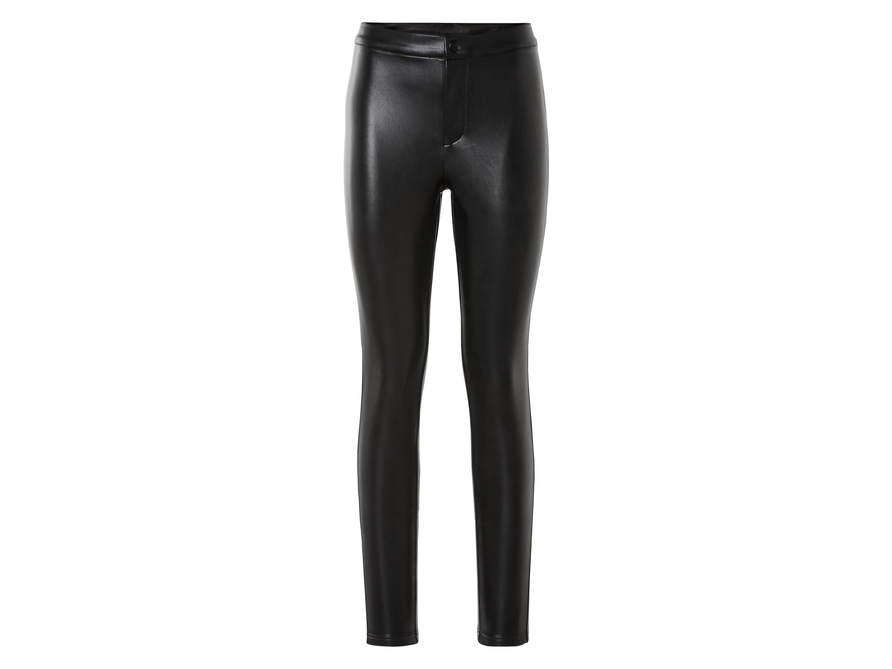 esmara® Damen Jeggings (Schwarz, 42)““ | Bund mit Druckknopfverschluss und Reißverschluss