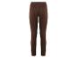 Damen-Leggings aus braunem Wildlederimitat