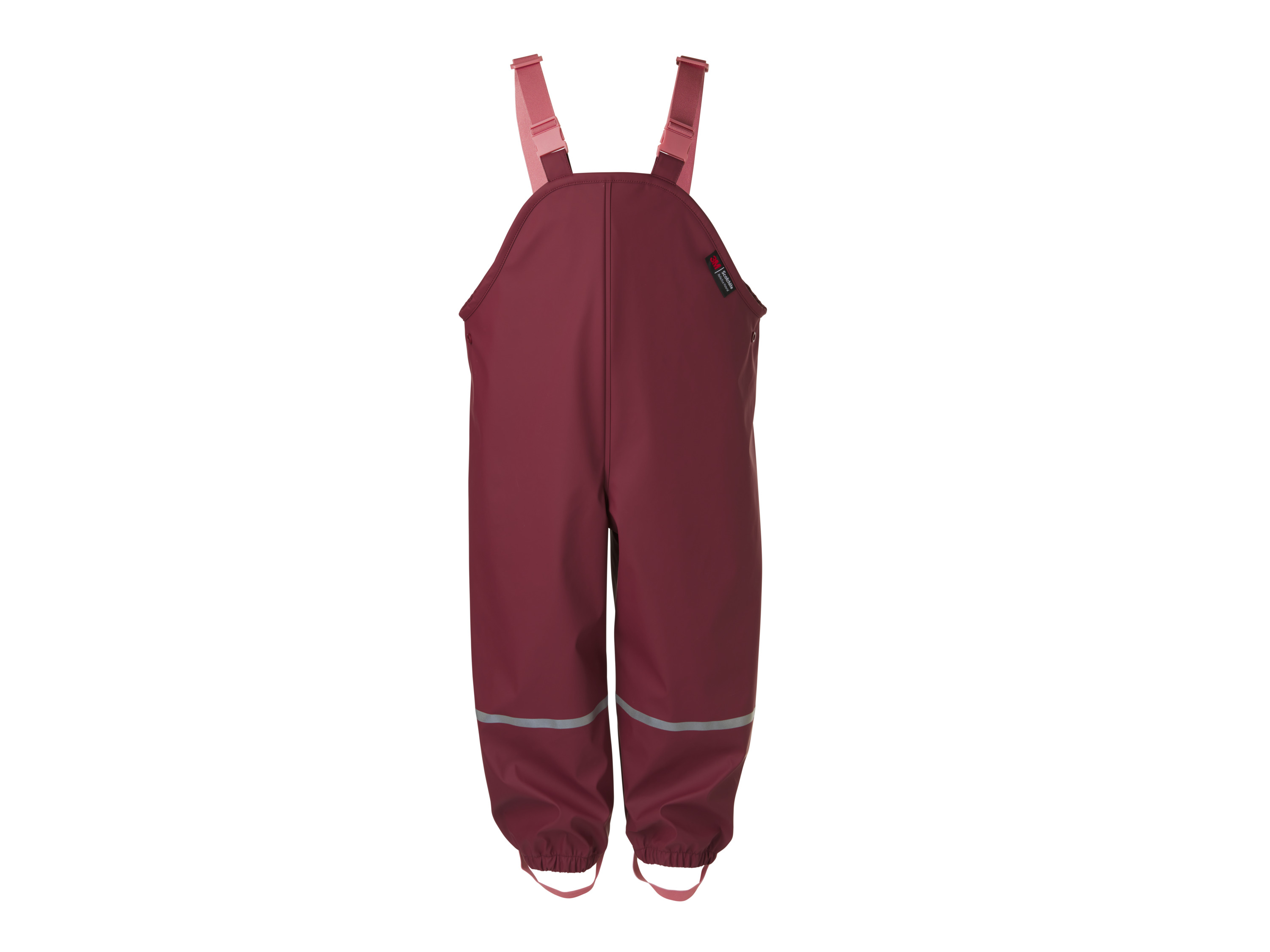 LUPILU® Baby Kleinkinder Matsch- und Buddel-Latzhose, gefüttert (Bordeaux, 86/92)