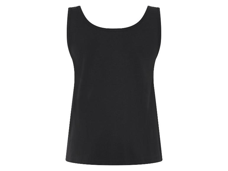 Einfaches schwarzes Tanktop.