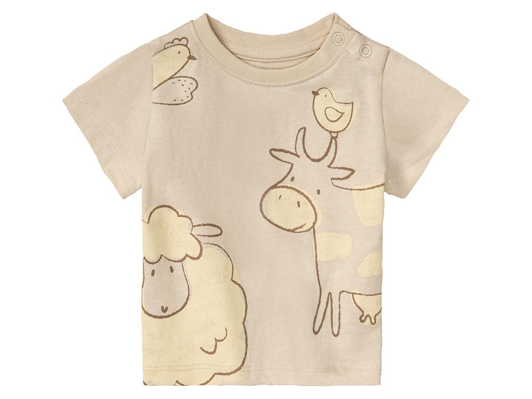 Gehe zu Vollbildansicht: lupilu® Baby T-Shirts, 2 Stück, aus reiner Bio-Baumwolle - Bild 8