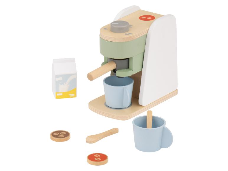 Hölzernes Kaffeemaschinen-Spielset mit Zubehör