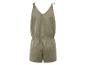 Leinen-Jumpsuit, Khaki.