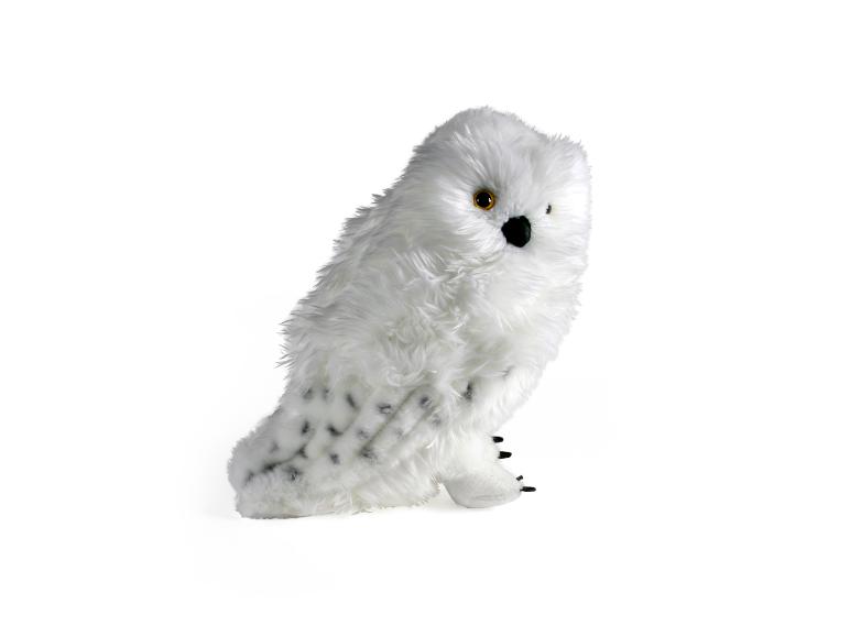 MERADISO Hedwig Plüsch-Eule auf weißem Hintergrund.