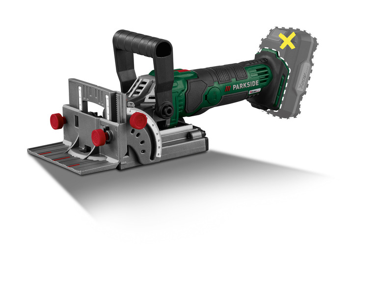 PARKSIDE® 20 V Akku-Flachdübelfräse ohne A1«, Ladegerät »PFDFA Akku und 20-Li