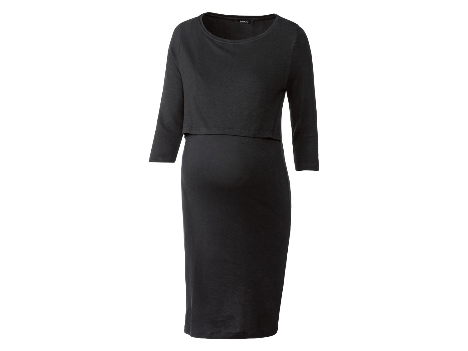 esmara® Damen Kleid Umstand (Schwarz, XL (48/50)) | 04055332076168