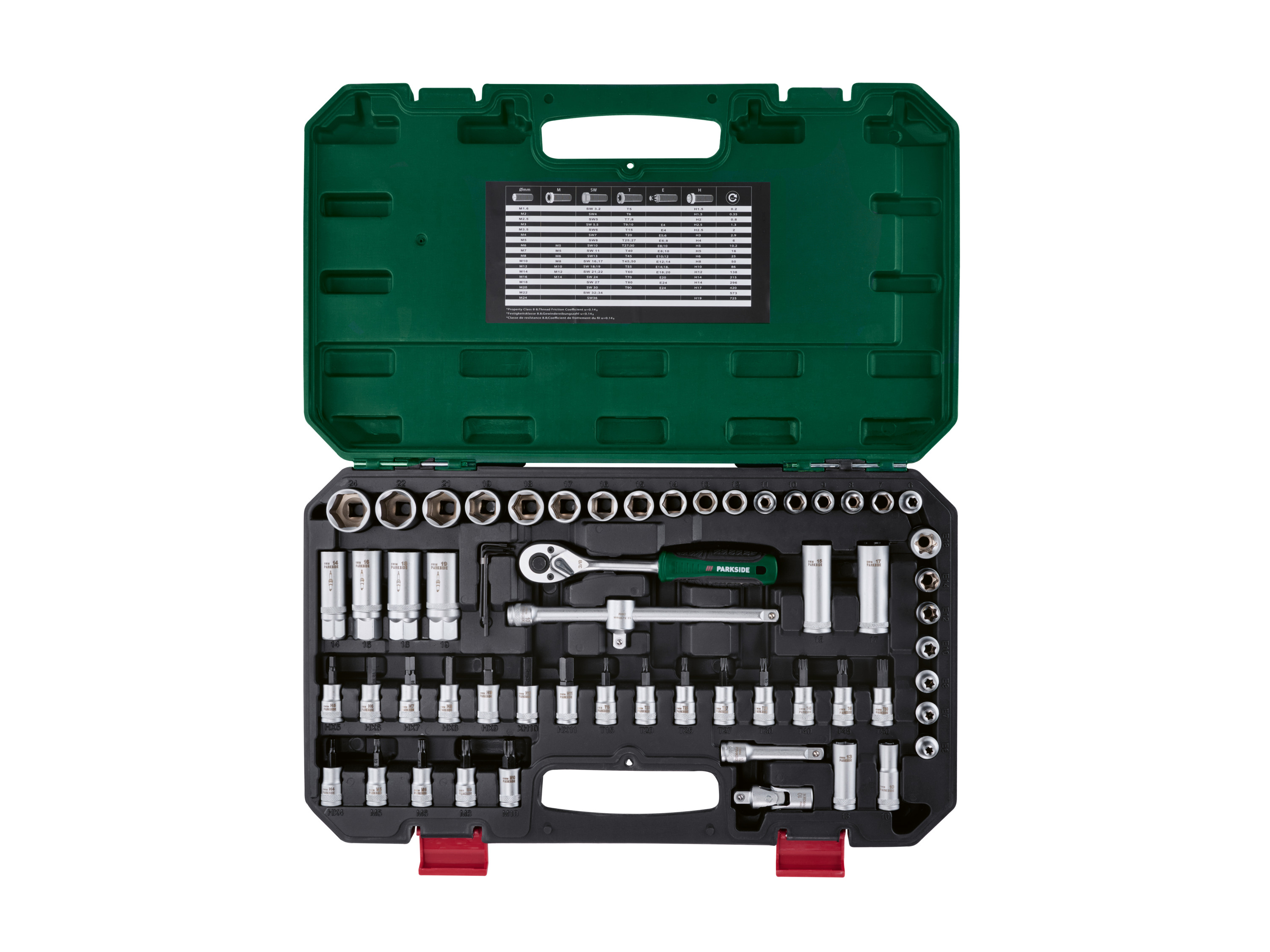 PARKSIDE® Steckschlüssel-Satz »PSSS 65 A1«, 65-teilig – Bild 2 von 4
