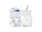 Vier Detailansichten, die die Funktionen des BABYGO Toilettentrainers zeigen.
