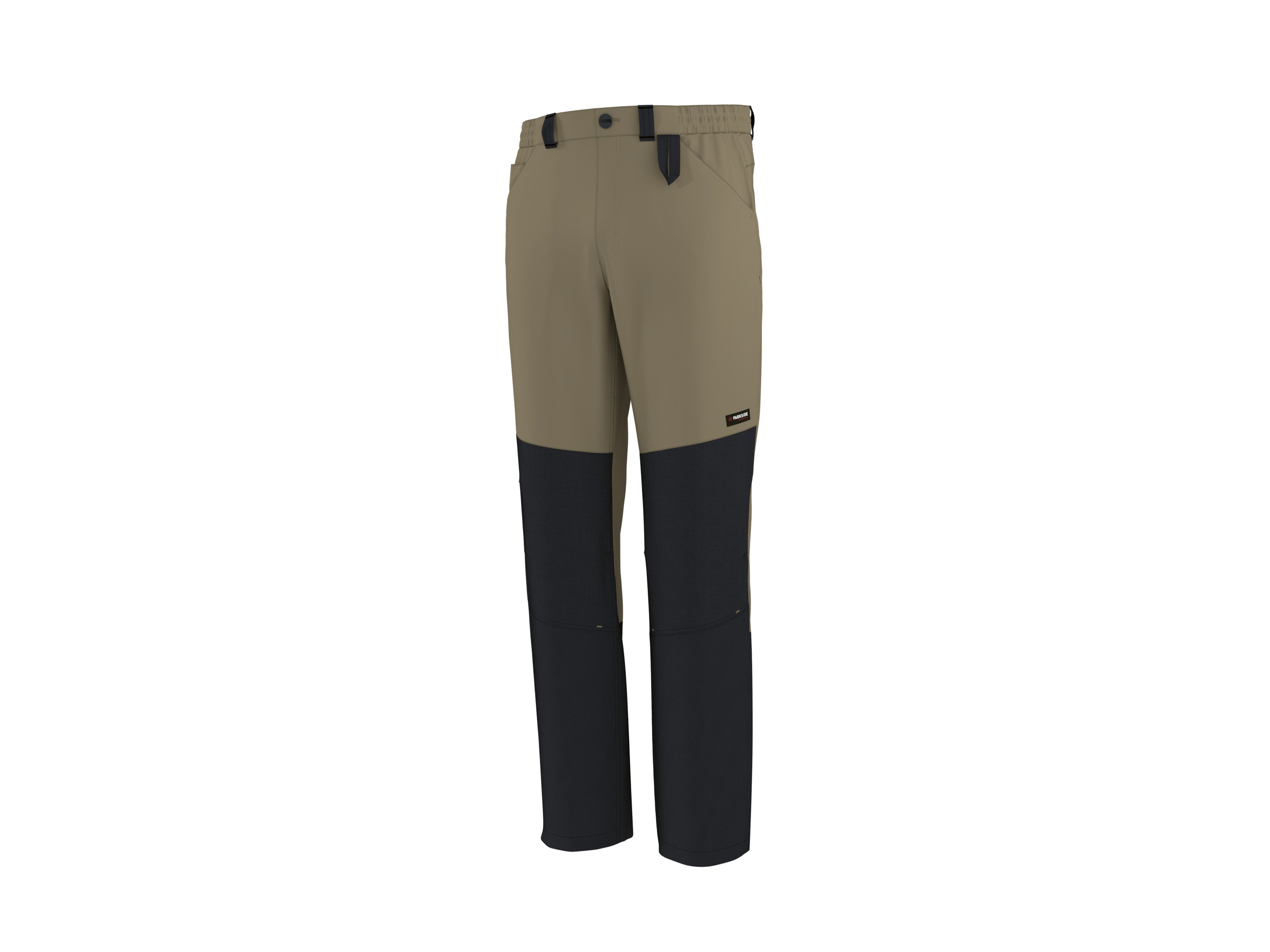 PARKSIDE PERFORMANCE® Herren Arbeitsbundhose, mit CORDURA® Knieverstärkung (Beige, 52)