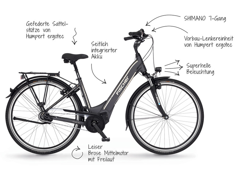 Gehe zu Vollbildansicht: FISCHER E-Bike City Cita 5.0i, 28 Zoll Modell 2022 - Bild 21