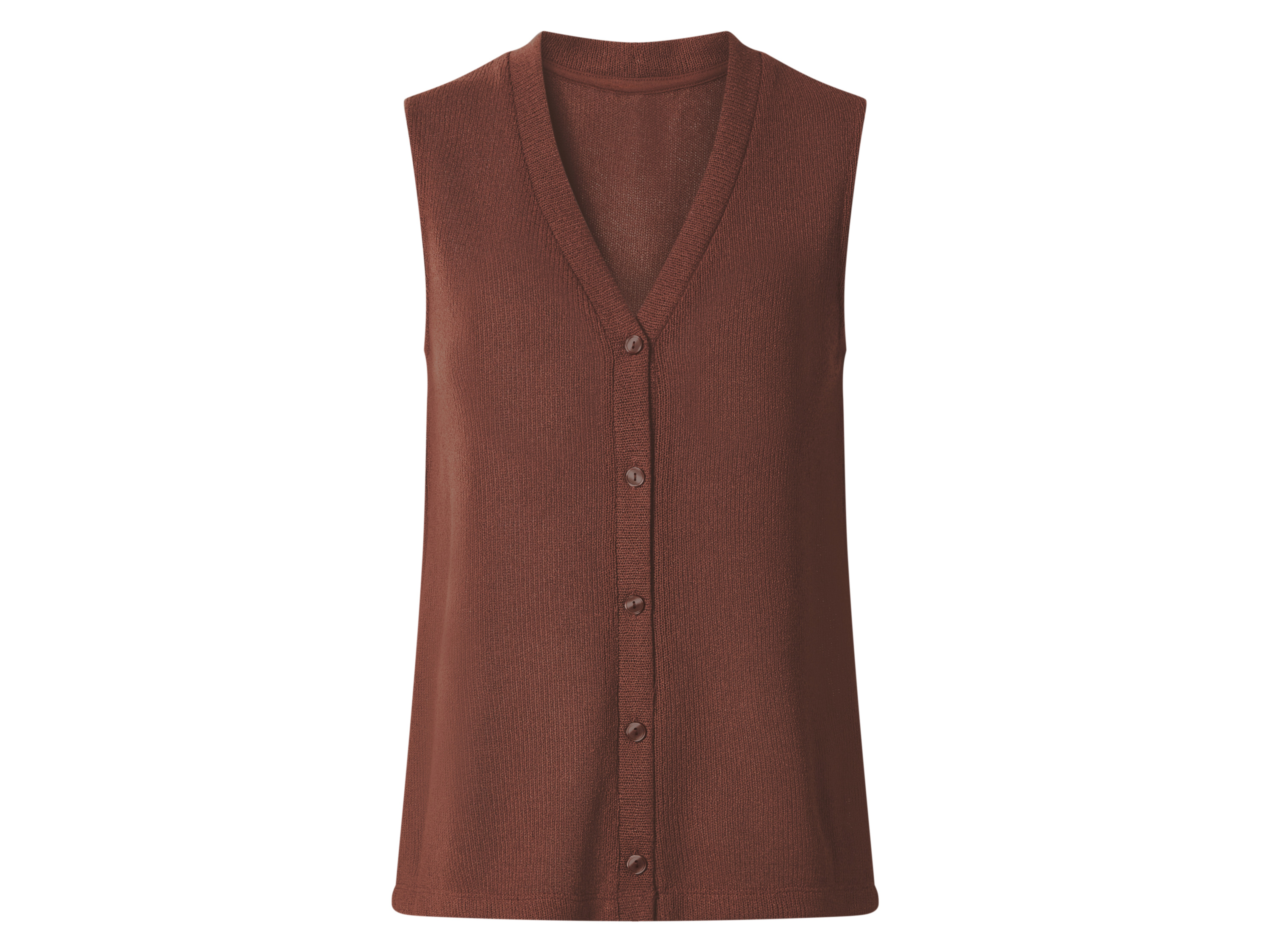 ESMARA® Damen Feinstrick-Top (Braun, XS (32/34))