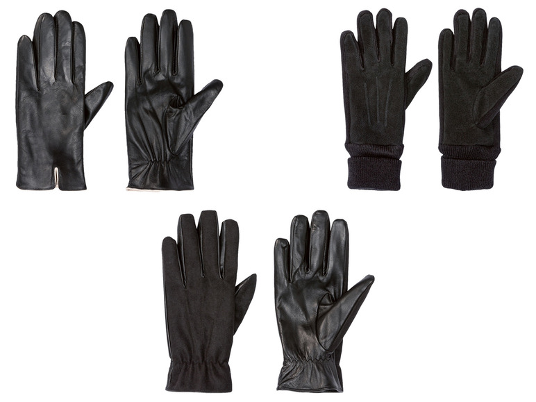 Gehe zu Vollbildansicht: esmara Damen Lederhandschuhe mit Textilfutter - Bild 1
