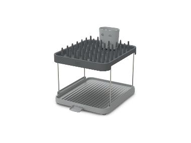 Joseph Joseph Duo 2-stöckiges Geschirrabtropfgestell - Grau