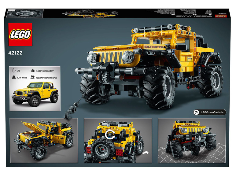 Gehe zu Vollbildansicht: LEGO® Technic 42122 »Jeep® Wrangler« - Bild 9