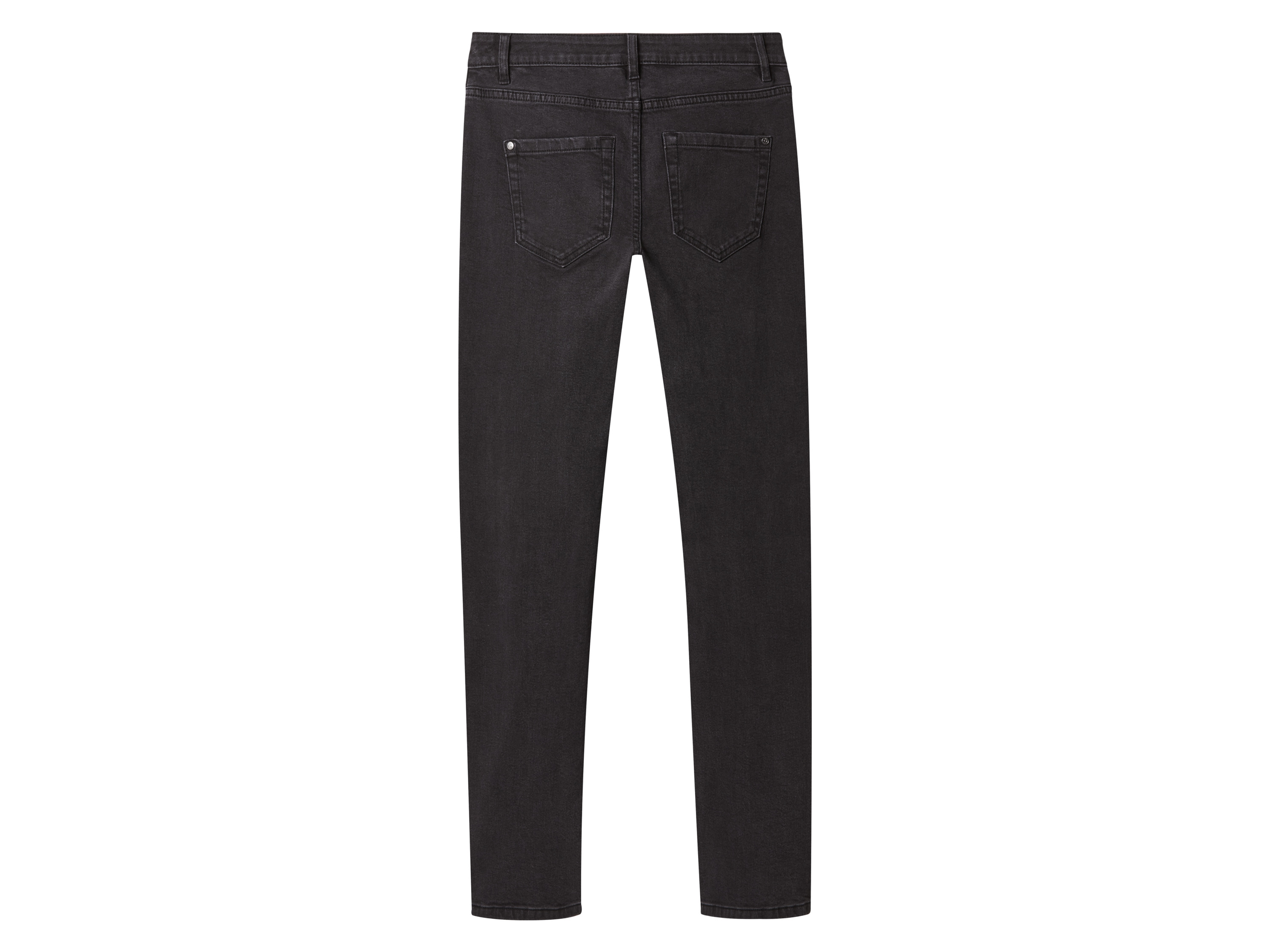 Thumbnail - esmara® Damen Jeans, Straight Fit (Schwarz, 34)