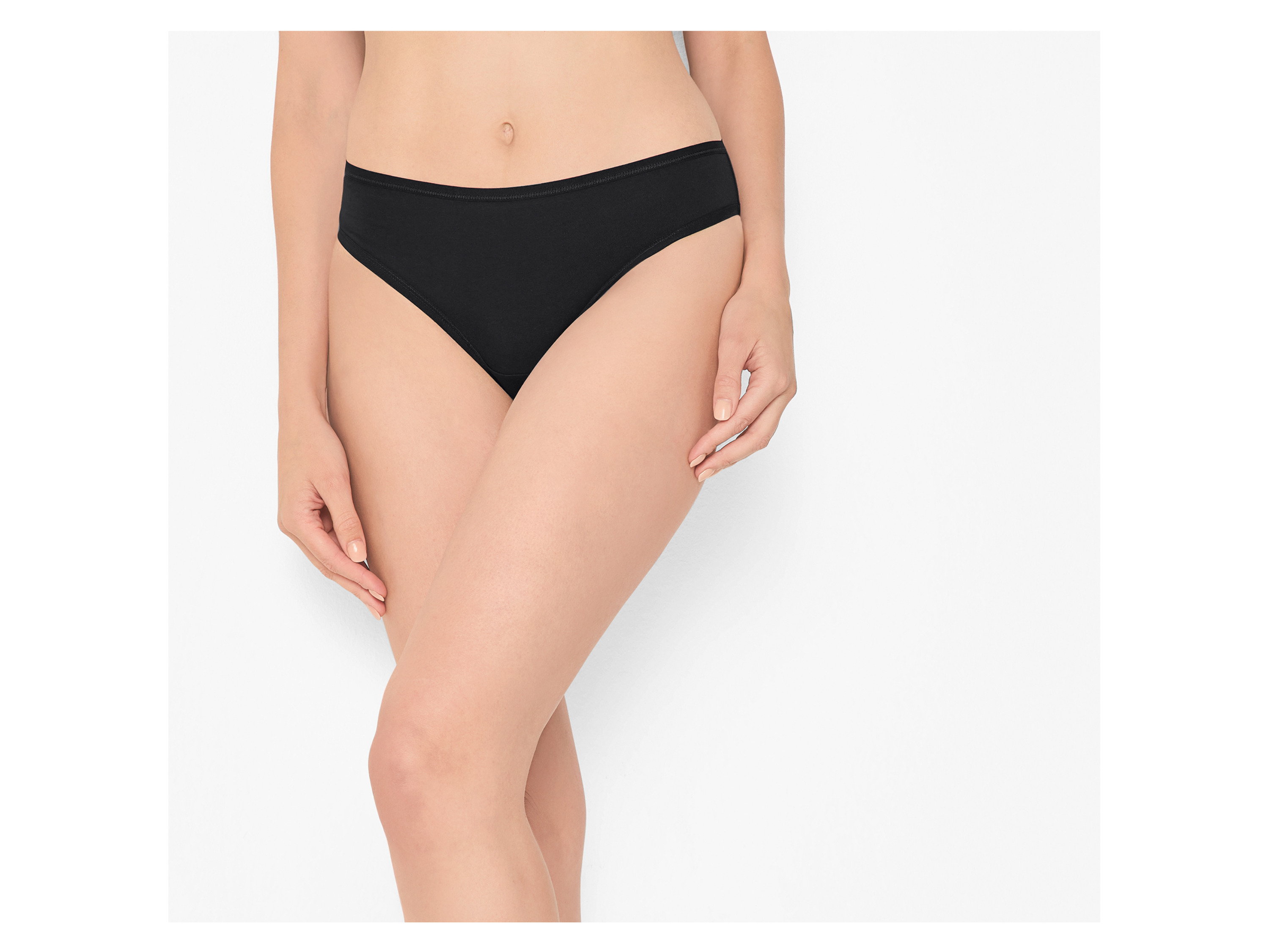 Thumbnail - esmara® Damen Slip, 5 Stück (Schwarz, XL(48/50))