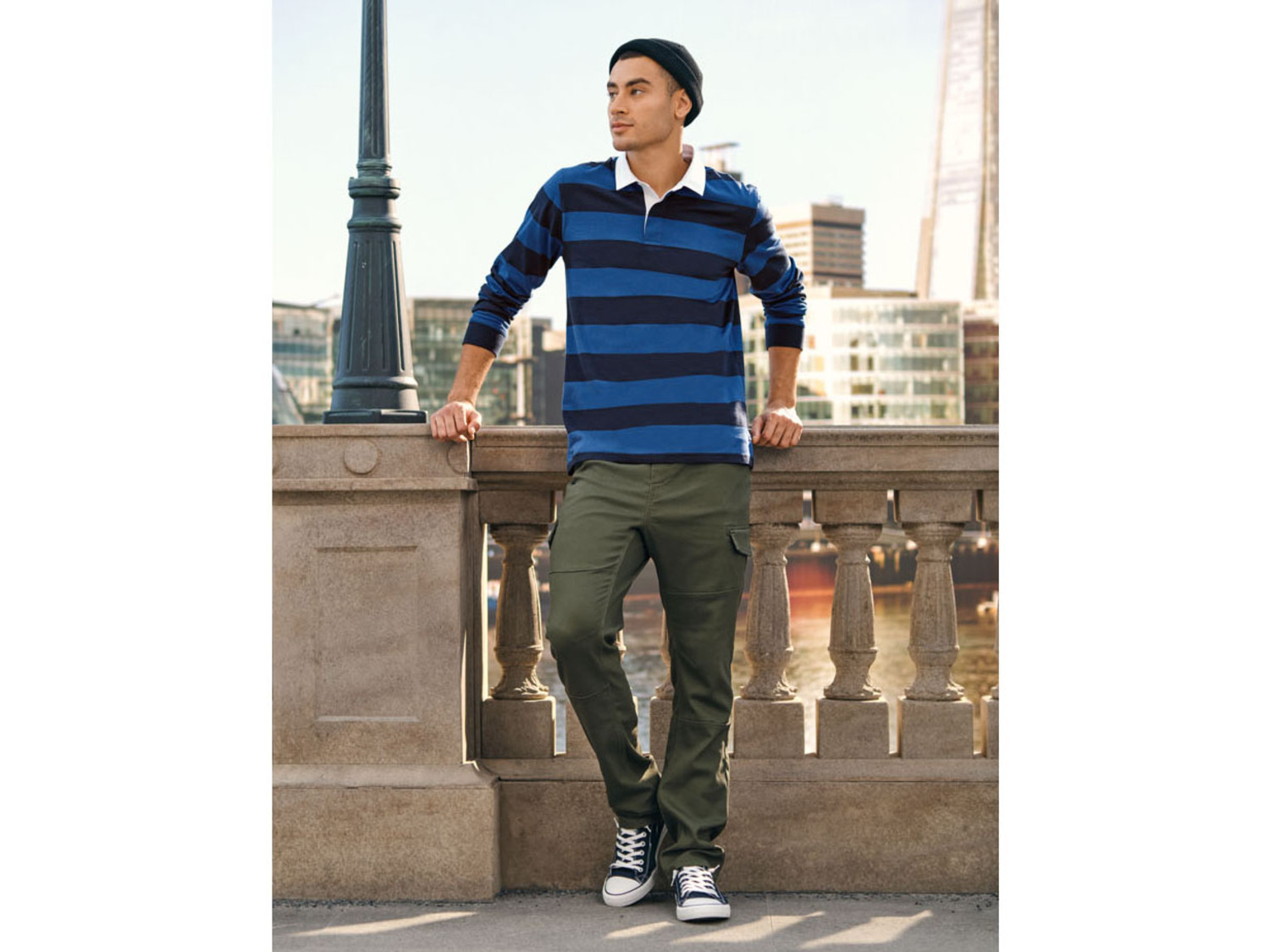 LIVERGY® Herren Cargo Joggers, mit 