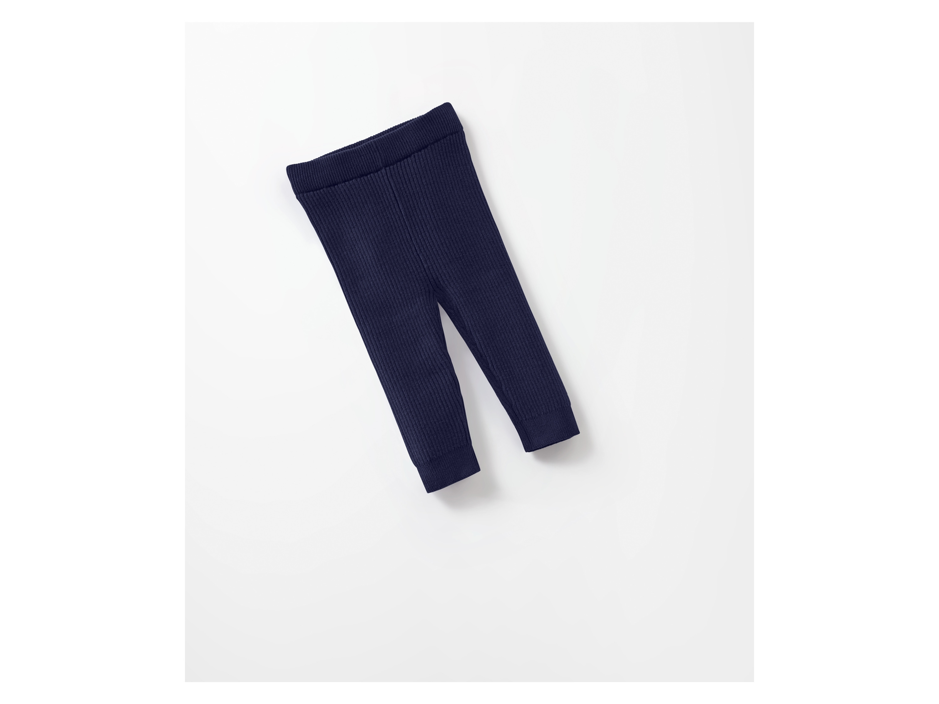 LUPILU® Baby Strickhose, reine Bio-Baumwolle (Blau, 50/56) – Bild 2 von 3