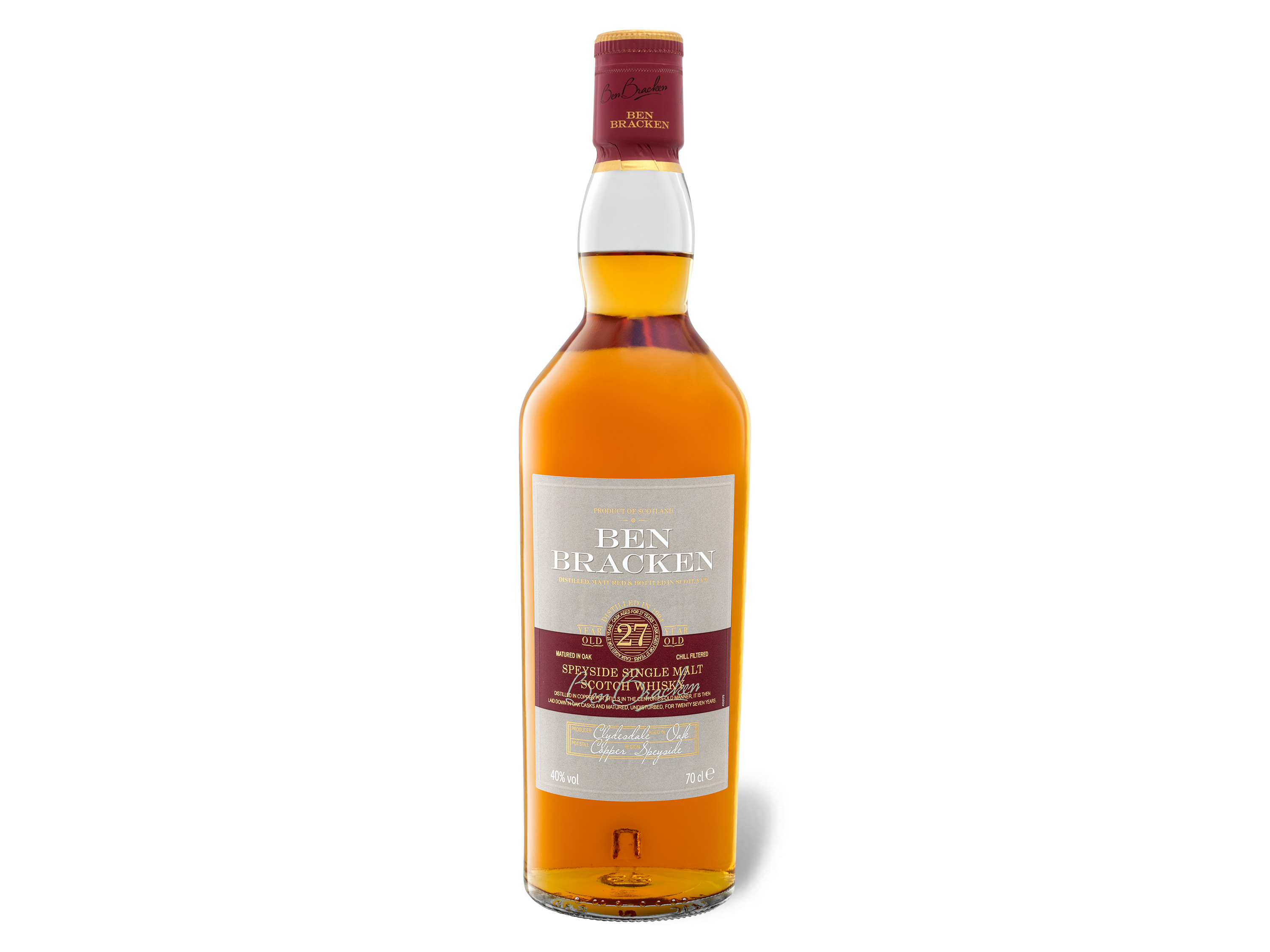 BEN BRACKEN Speyside Single Malt Scotch Whisky 27 Jahre 40% Vol – Bild 2 von 4