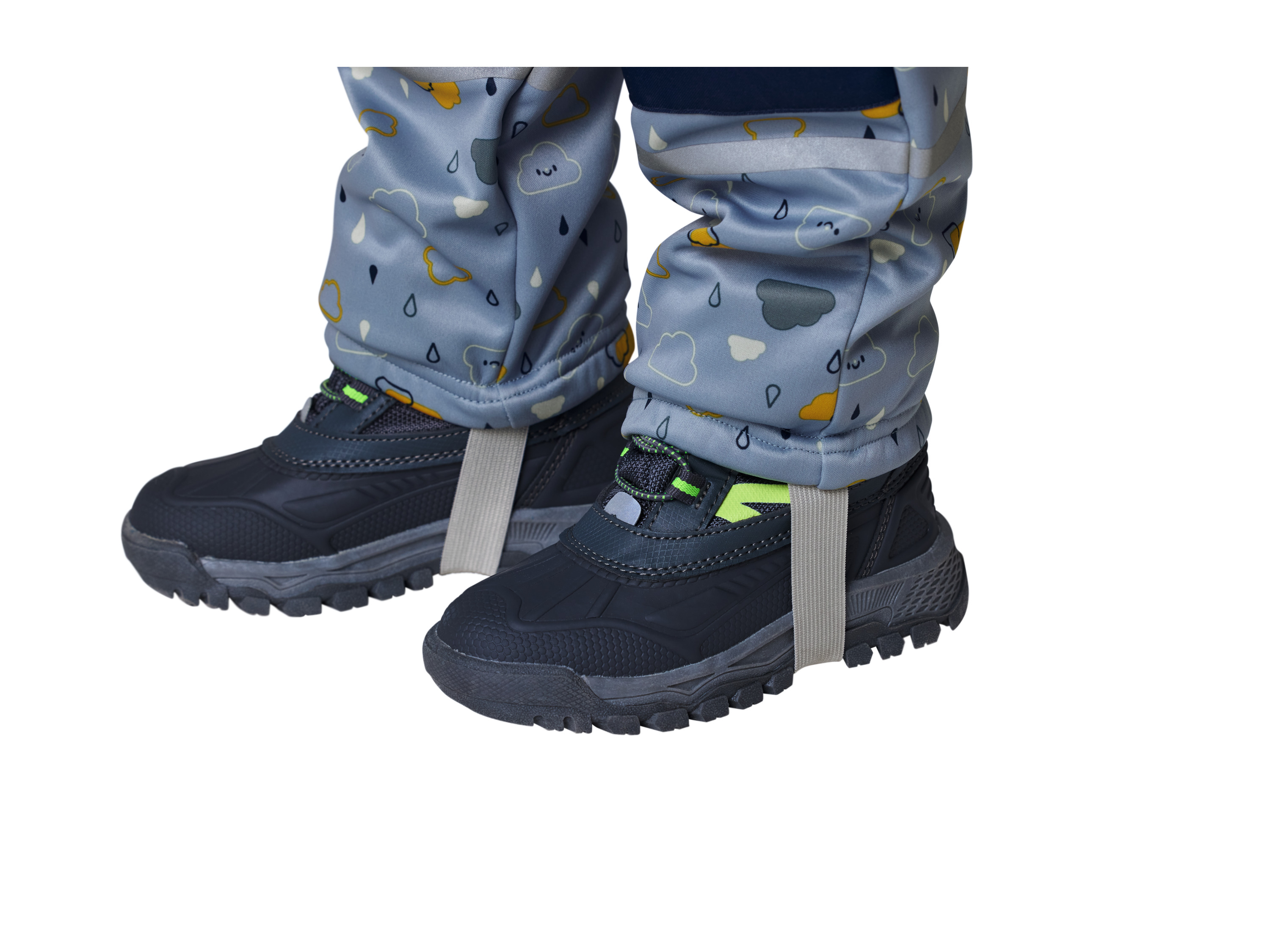 LUPILU® Baby Kleinkinder Matsch- und Buddel-Overall Softshell, gefüttert (Blau, 98/104) – Bild 4 von 4