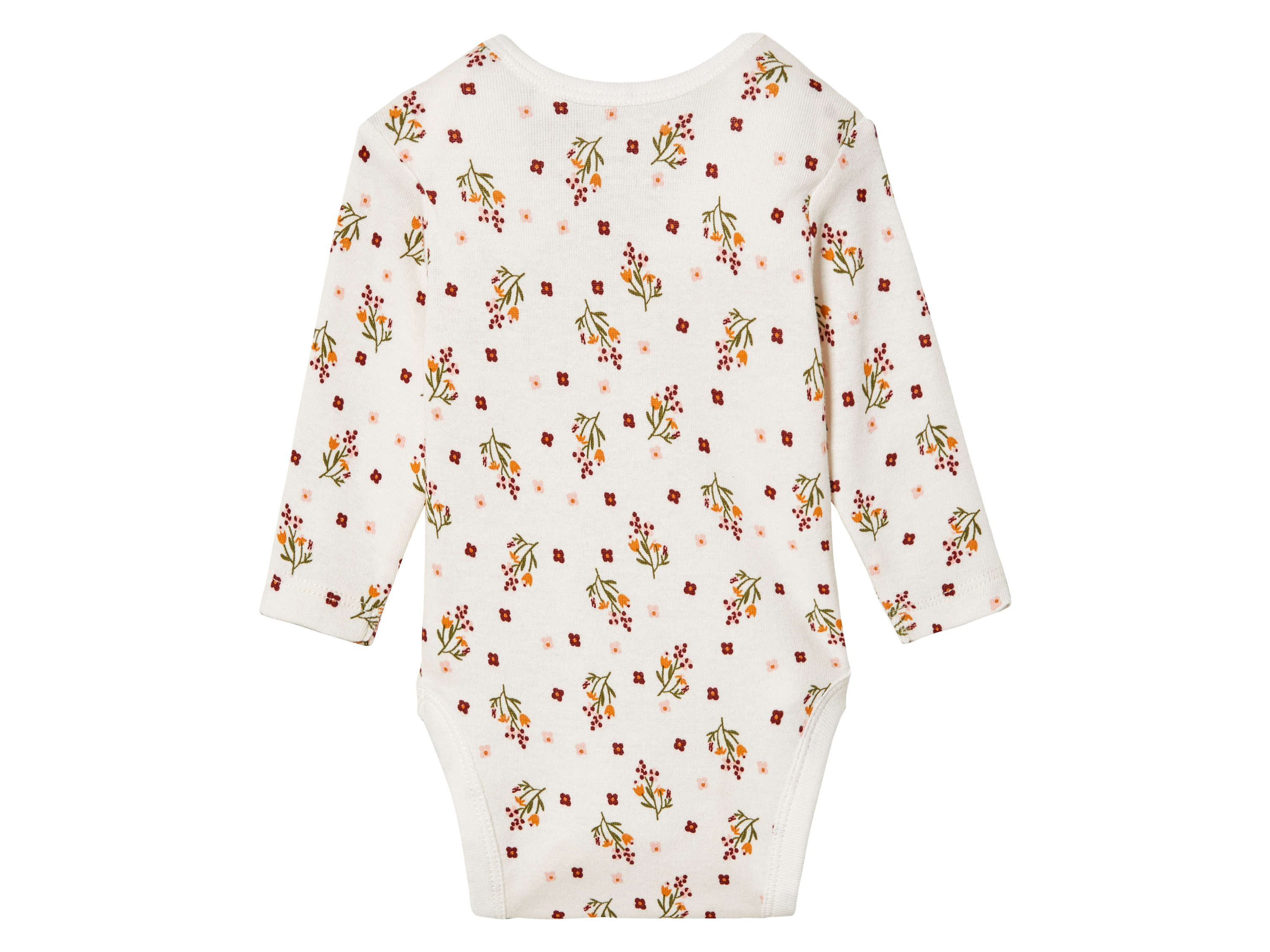 Thumbnail - lupilu® Baby Bodies, 2 Stück (50/56, Muster weiß/rot)