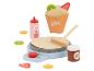 Holz-Crêpes-Set mit Früchten und Zubehör