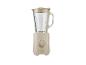 Beiger SilverCrest Mixer mit Glaskanne und Drehregler.