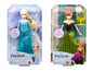 Zwei singende Disney Frozen Puppen, Elsa und Anna.