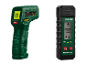 Infrarot-Thermometer und Feuchtigkeitsmessgerät für Beton und Holz.