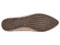 Beige Damen-Ballerinas mit strukturierter Sohle, Unteransicht
