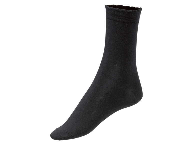 Gehe zu Vollbildansicht: esmara Damen Socken, 7 Paar, mit Pikeebund - Bild 8