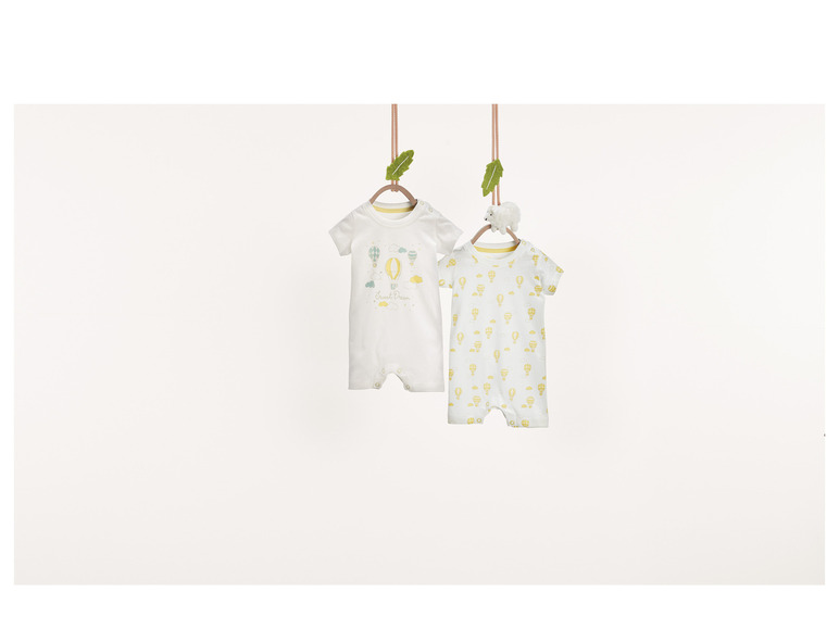 Gehe zu Vollbildansicht: lupilu® Baby Pyjama, 2 Stück, aus reiner Bio-Baumwolle - Bild 21
