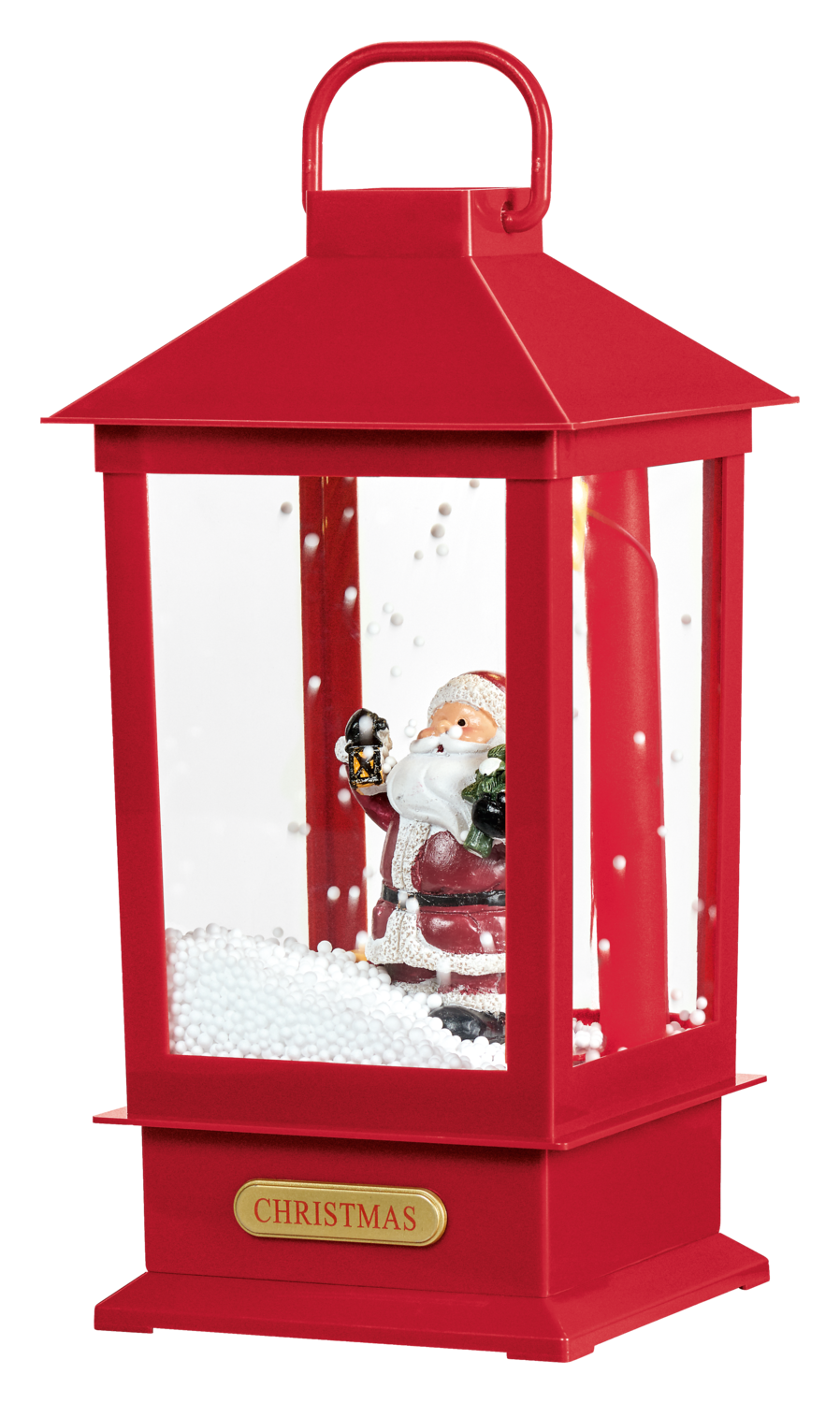LIVARNO® LED-Laterne mit Schneegestöber-Effekt und Musik (Weihnachtsmann) – Bild 3 von 4