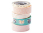 Washi Tape Rollen mit Katzenmotiven und verschiedenen Mustern.